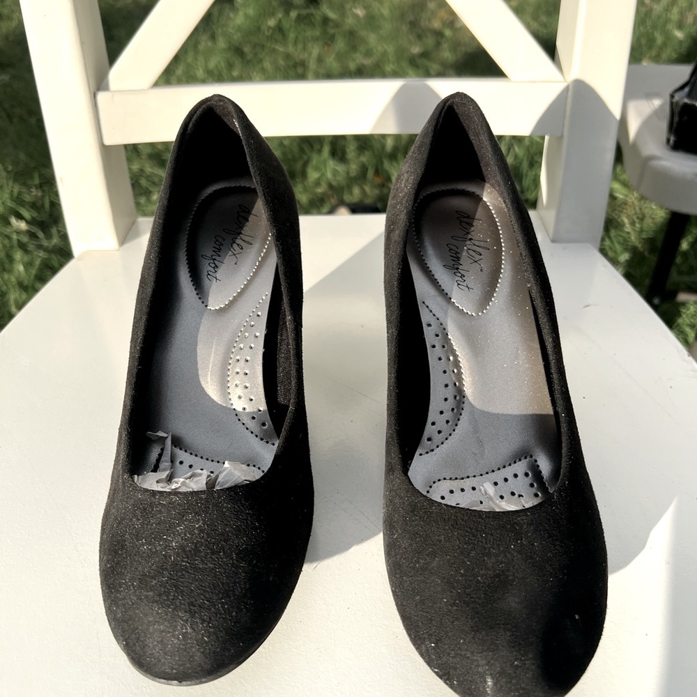 Dexflex Comfort Black Wedges